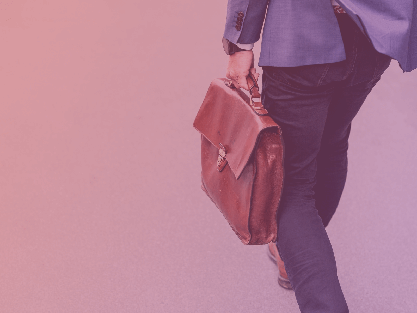 Man walking with briefcase